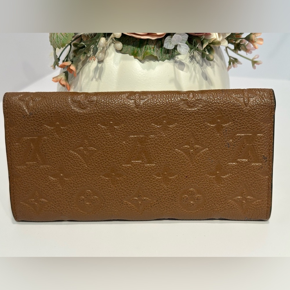 Louis Vuitton Sarah Wallet Empreinte Brown - Picture 4 of 15